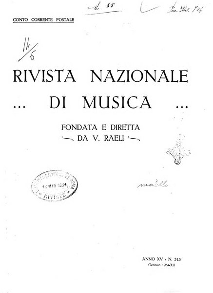 Rivista nazionale di musica