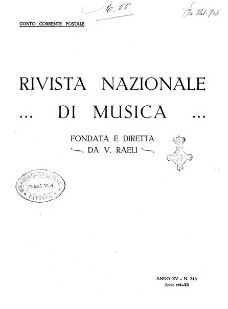 Rivista nazionale di musica