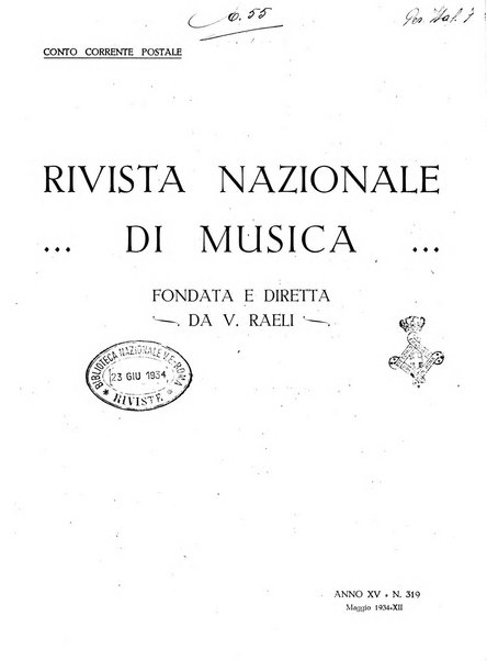 Rivista nazionale di musica