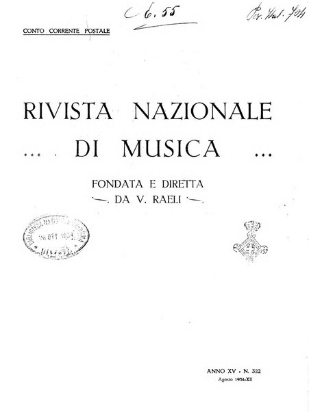 Rivista nazionale di musica