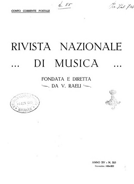 Rivista nazionale di musica