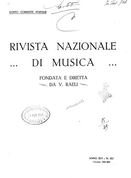 Rivista nazionale di musica