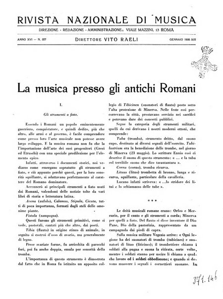 Rivista nazionale di musica