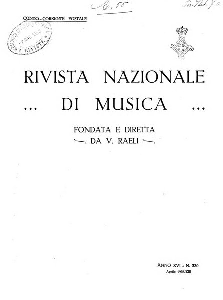 Rivista nazionale di musica