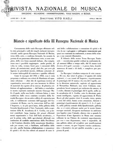 Rivista nazionale di musica