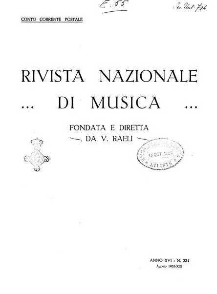 Rivista nazionale di musica