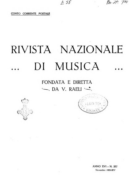 Rivista nazionale di musica