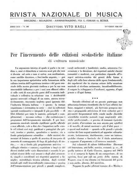 Rivista nazionale di musica