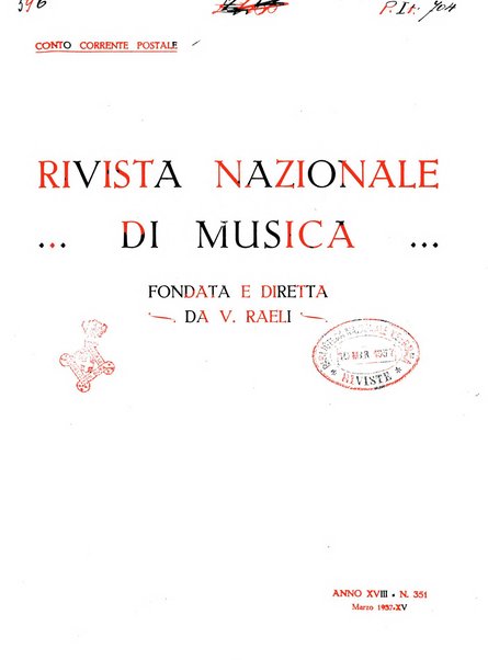 Rivista nazionale di musica