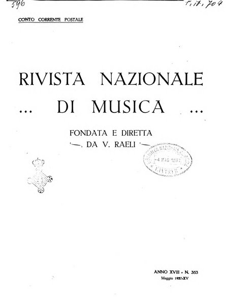 Rivista nazionale di musica