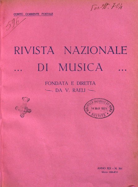 Rivista nazionale di musica