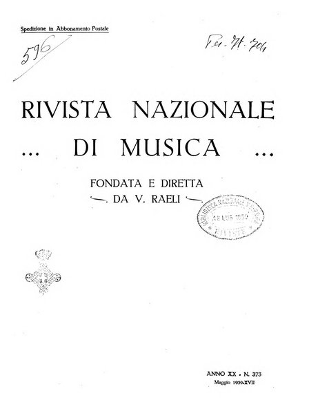 Rivista nazionale di musica