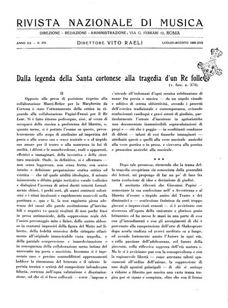 Rivista nazionale di musica