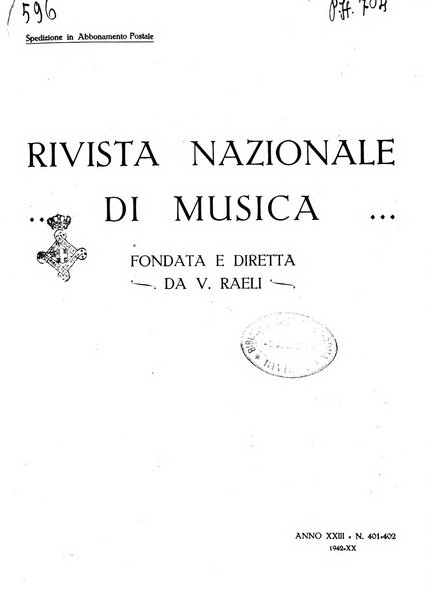 Rivista nazionale di musica