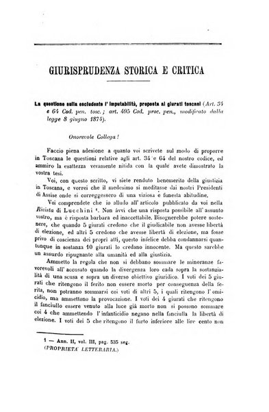 Rivista penale di dottrina, legislazione e giurisprudenza