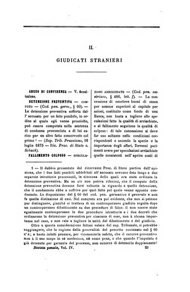 Rivista penale di dottrina, legislazione e giurisprudenza