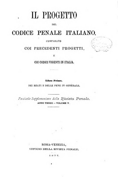 Rivista penale di dottrina, legislazione e giurisprudenza