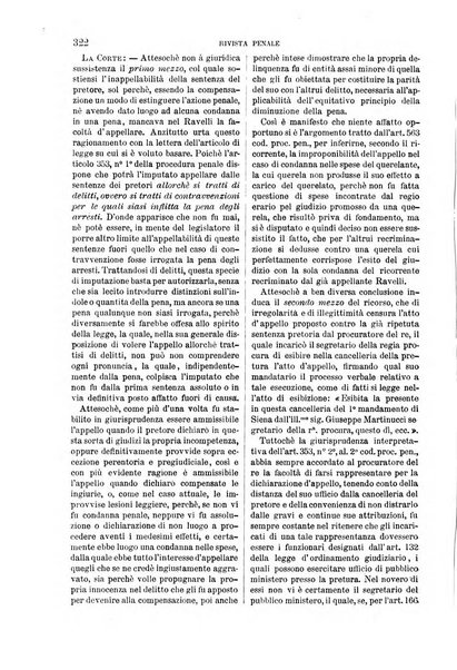 Rivista penale di dottrina, legislazione e giurisprudenza