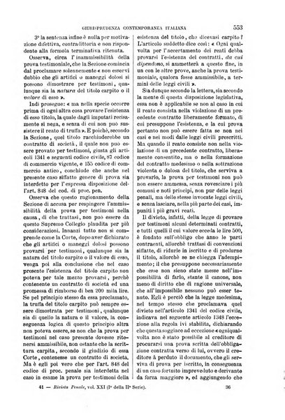 Rivista penale di dottrina, legislazione e giurisprudenza