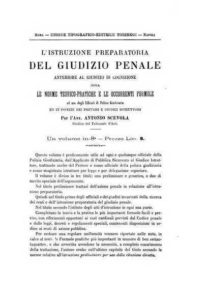 Rivista penale di dottrina, legislazione e giurisprudenza