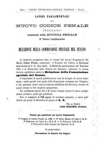 Rivista penale di dottrina, legislazione e giurisprudenza