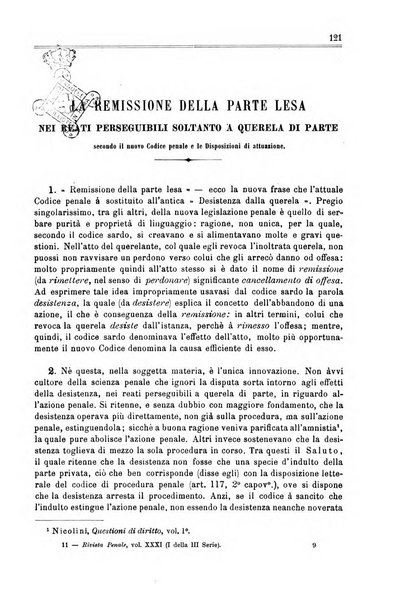 Rivista penale di dottrina, legislazione e giurisprudenza