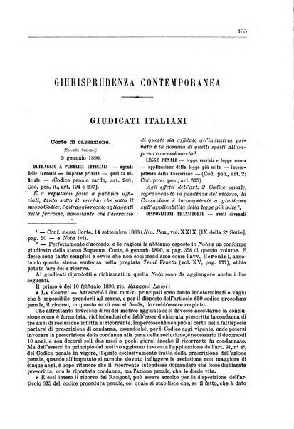 Rivista penale di dottrina, legislazione e giurisprudenza