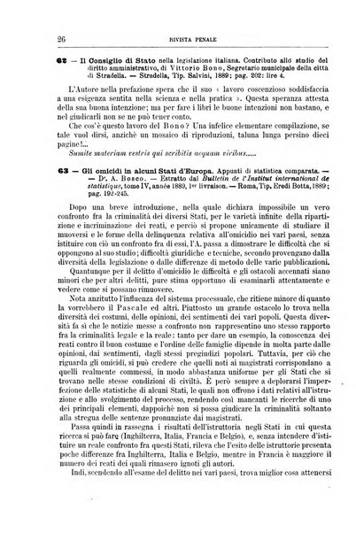 Rivista penale di dottrina, legislazione e giurisprudenza