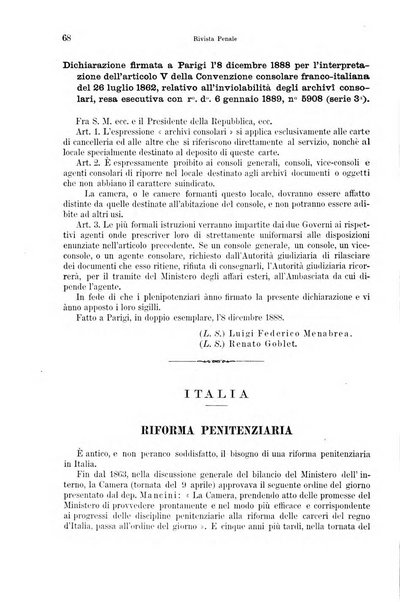 Rivista penale di dottrina, legislazione e giurisprudenza