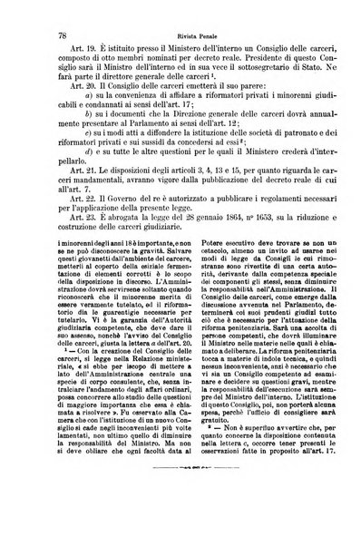 Rivista penale di dottrina, legislazione e giurisprudenza