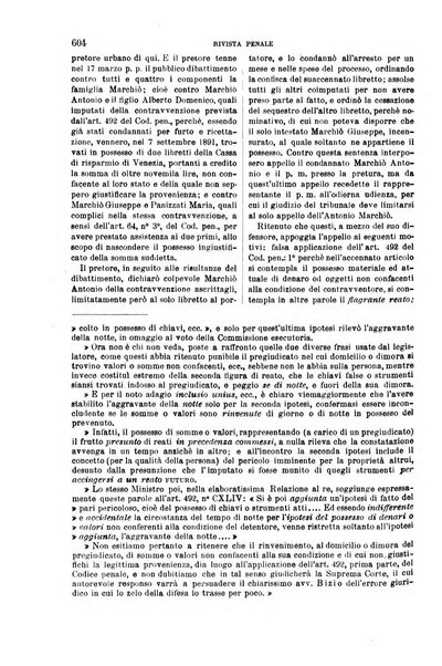 Rivista penale di dottrina, legislazione e giurisprudenza