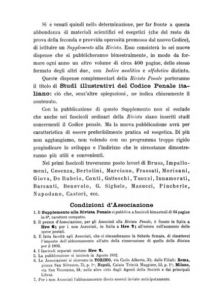 Rivista penale di dottrina, legislazione e giurisprudenza