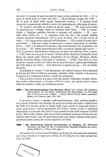 Rivista penale di dottrina, legislazione e giurisprudenza