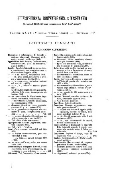 Rivista penale di dottrina, legislazione e giurisprudenza