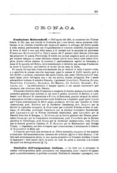 Rivista penale di dottrina, legislazione e giurisprudenza