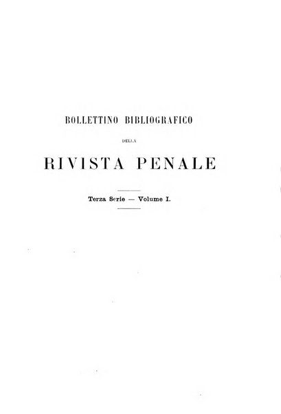 Rivista penale di dottrina, legislazione e giurisprudenza