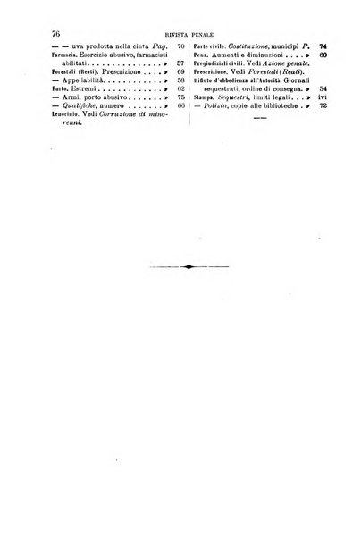 Rivista penale di dottrina, legislazione e giurisprudenza