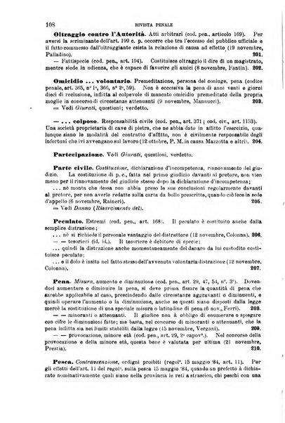 Rivista penale di dottrina, legislazione e giurisprudenza