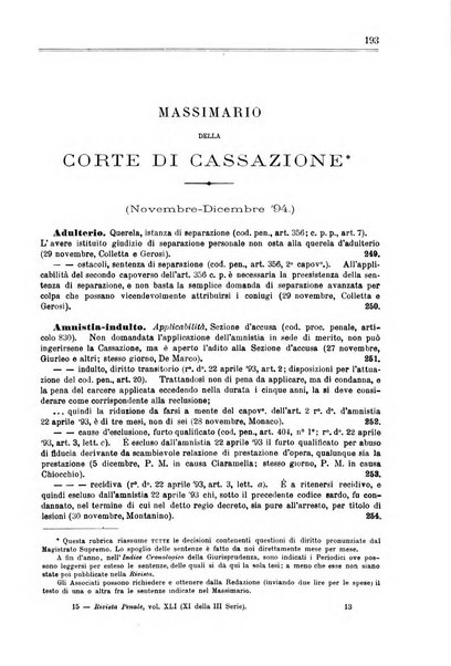 Rivista penale di dottrina, legislazione e giurisprudenza