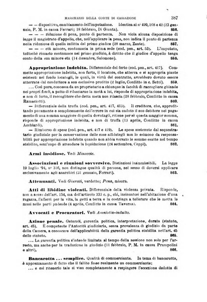 Rivista penale di dottrina, legislazione e giurisprudenza