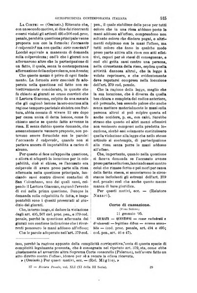 Rivista penale di dottrina, legislazione e giurisprudenza