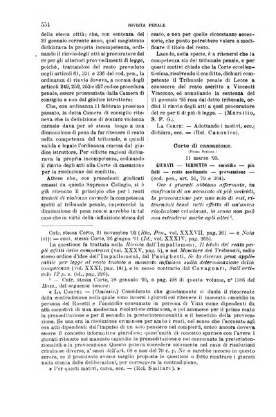 Rivista penale di dottrina, legislazione e giurisprudenza