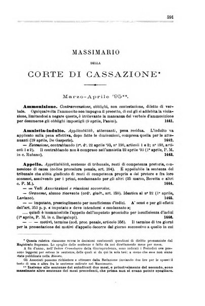 Rivista penale di dottrina, legislazione e giurisprudenza