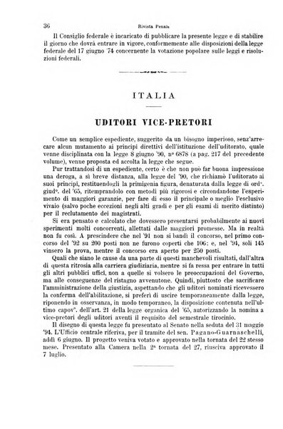 Rivista penale di dottrina, legislazione e giurisprudenza