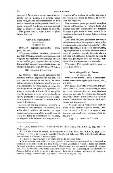 Rivista penale di dottrina, legislazione e giurisprudenza