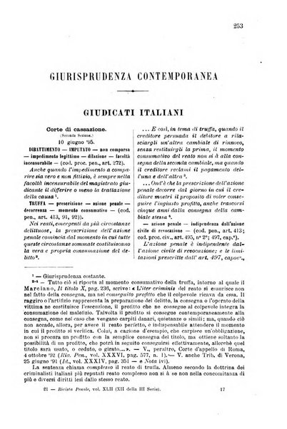 Rivista penale di dottrina, legislazione e giurisprudenza