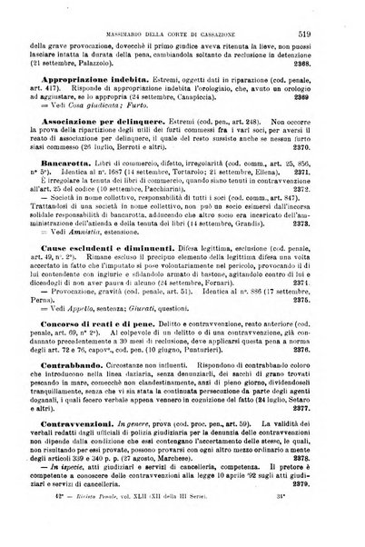 Rivista penale di dottrina, legislazione e giurisprudenza