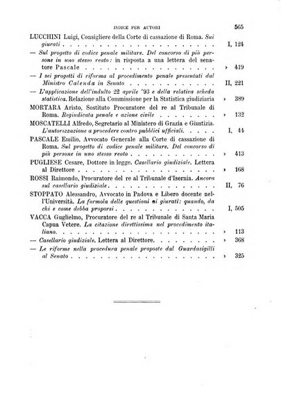 Rivista penale di dottrina, legislazione e giurisprudenza