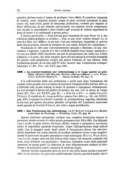 Rivista penale di dottrina, legislazione e giurisprudenza