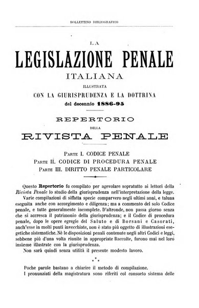 Rivista penale di dottrina, legislazione e giurisprudenza